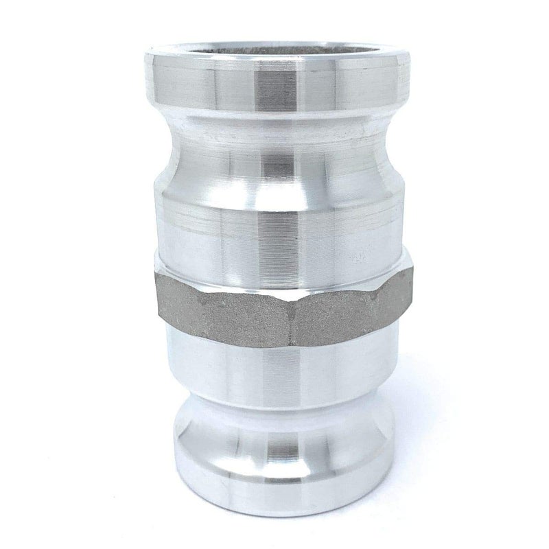 Gloxco Aluminum Type AA Cam and Groove Spool Adapter, 2" Male Camlock x 2" Male Camlock (CAM-20-AA-AL) - Image 2